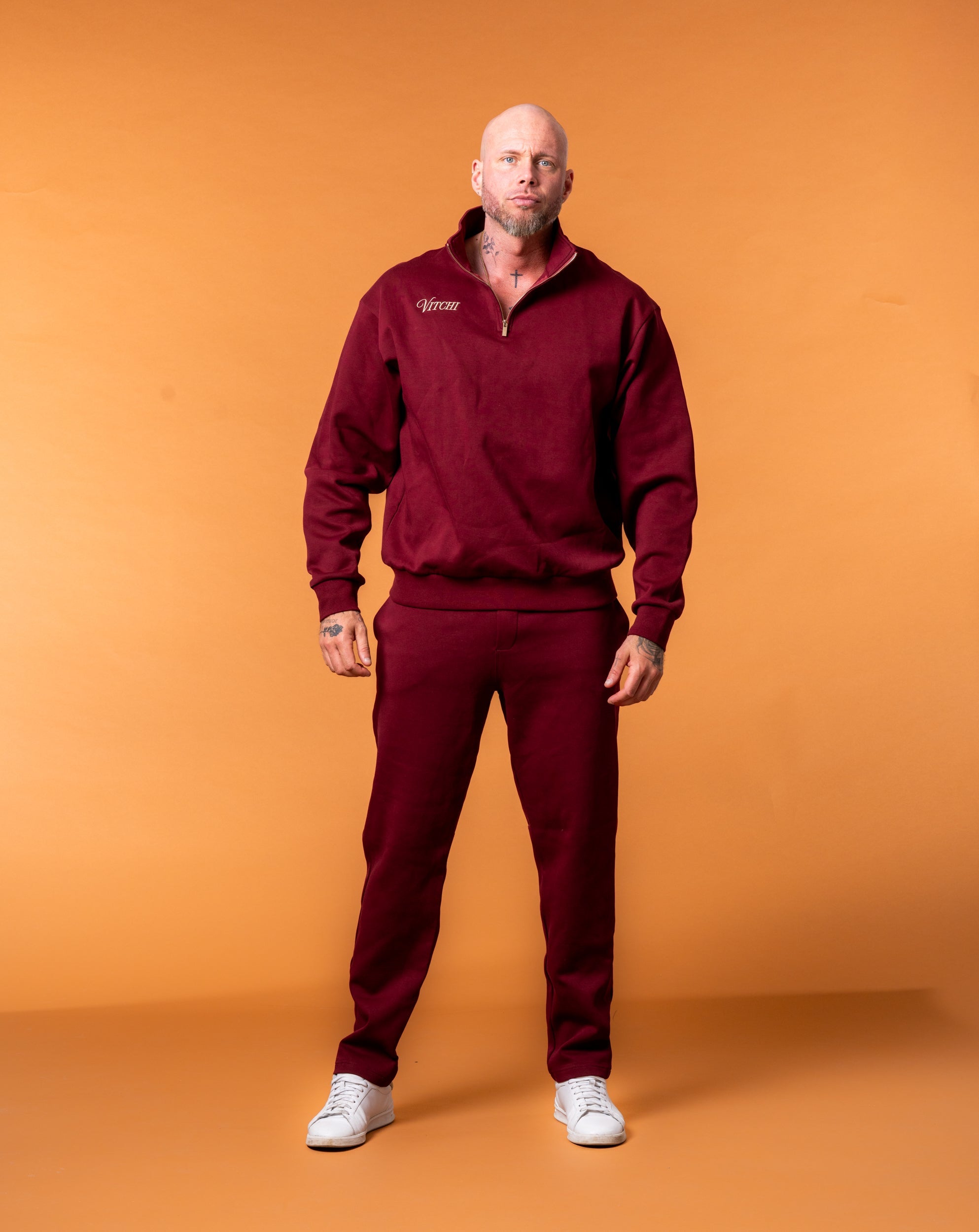Royal Tracksuit Pants Burgunder Man - NORTHLINE LABEL AS