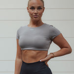 Short sleeve top grey - NORTHLINE LABEL AS