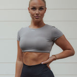 Short sleeve top grey - NORTHLINE LABEL AS