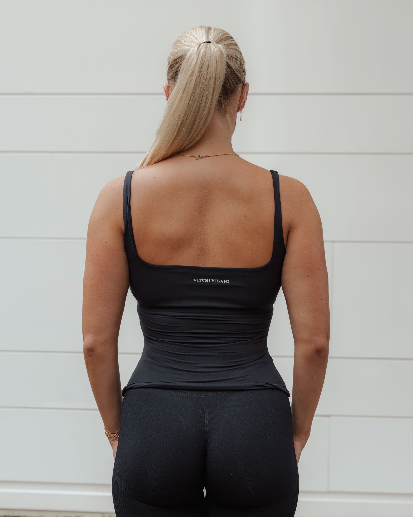 Skim yoga singlet black - NORTHLINE LABEL AS