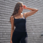 Skim yoga singlet black - NORTHLINE LABEL AS