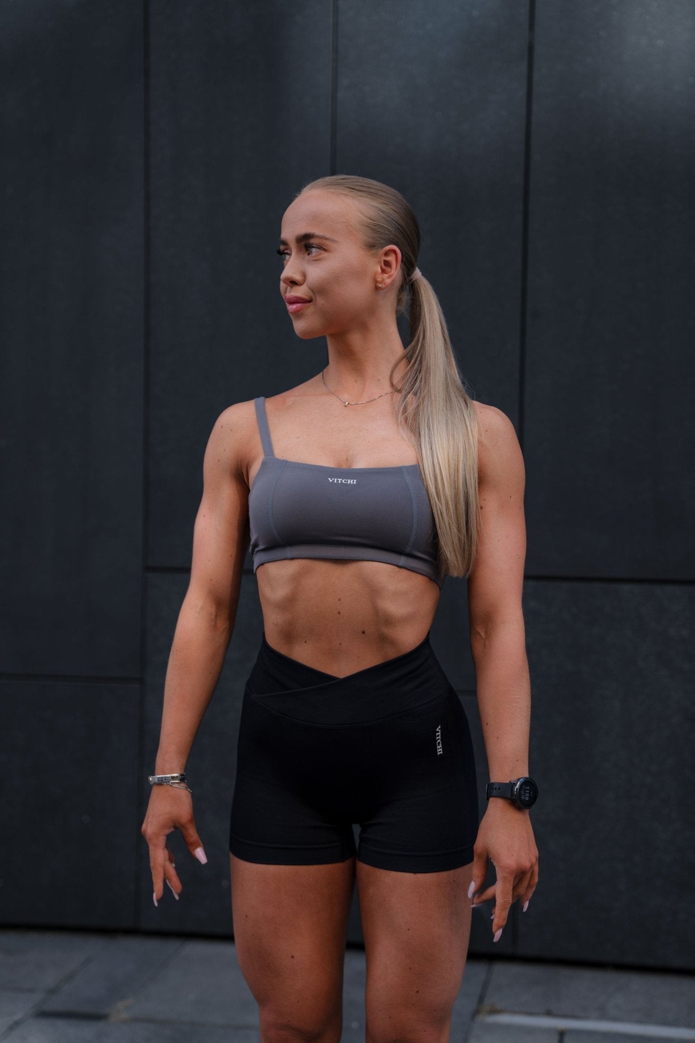 Supportive top bra grey - NORTHLINE LABEL AS