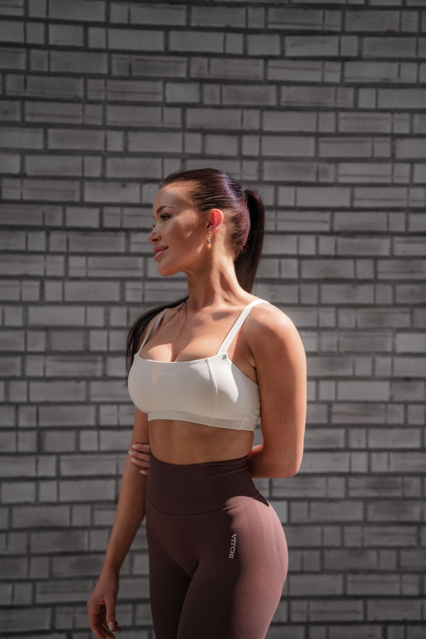 Supportive top bra white - NORTHLINE LABEL AS