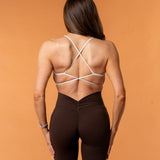 V - Back Flares Brown - NORTHLINE LABEL AS