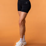 V - Back Shorts Black - NORTHLINE LABEL AS