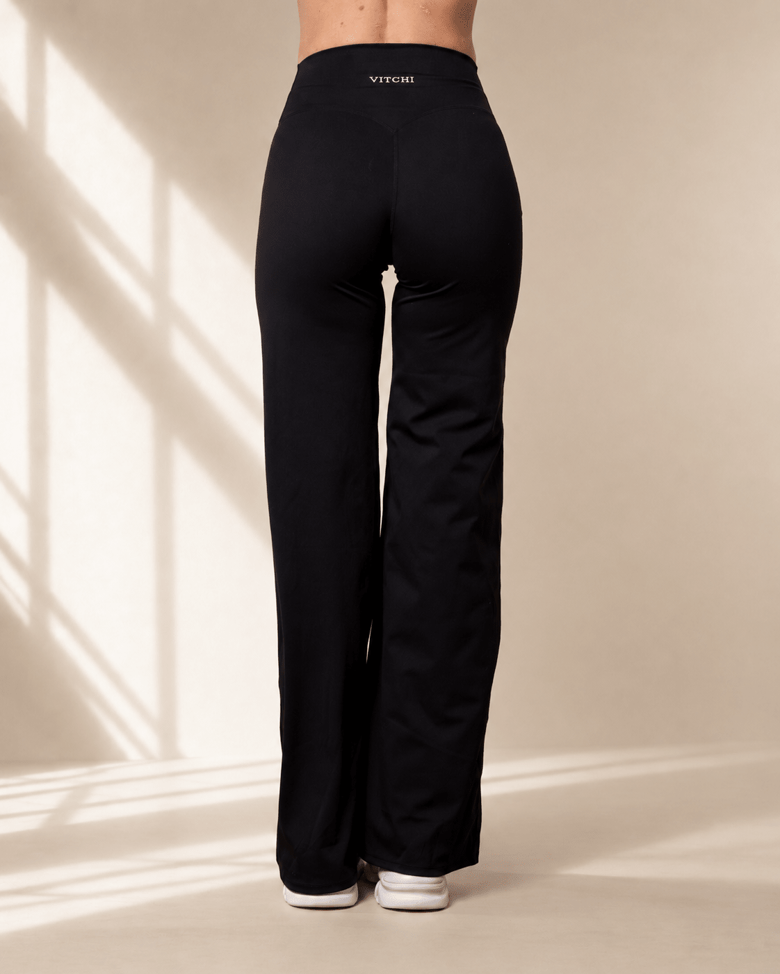 V-Waist Flat Pants - VITCHI VILANI
