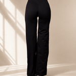 V-Waist Flat Pants - VITCHI VILANI
