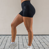 V - waist sculpt shorts black - NORTHLINE LABEL AS
