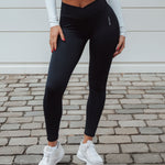 V - waist sculpt tights black - NORTHLINE LABEL AS