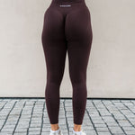 V - waist sculpt tights brown - NORTHLINE LABEL AS