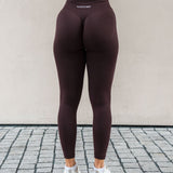 V - waist sculpt tights brown - NORTHLINE LABEL AS
