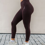 V - waist sculpt tights brown - NORTHLINE LABEL AS